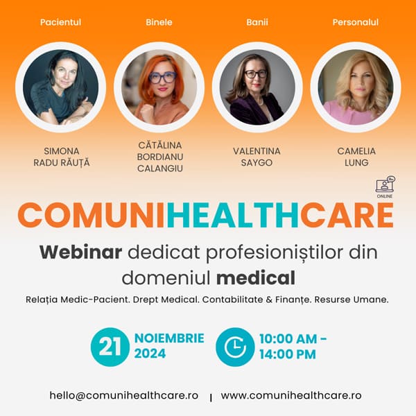 Webinar ComuniHealthCare 21 noiembrie 2024