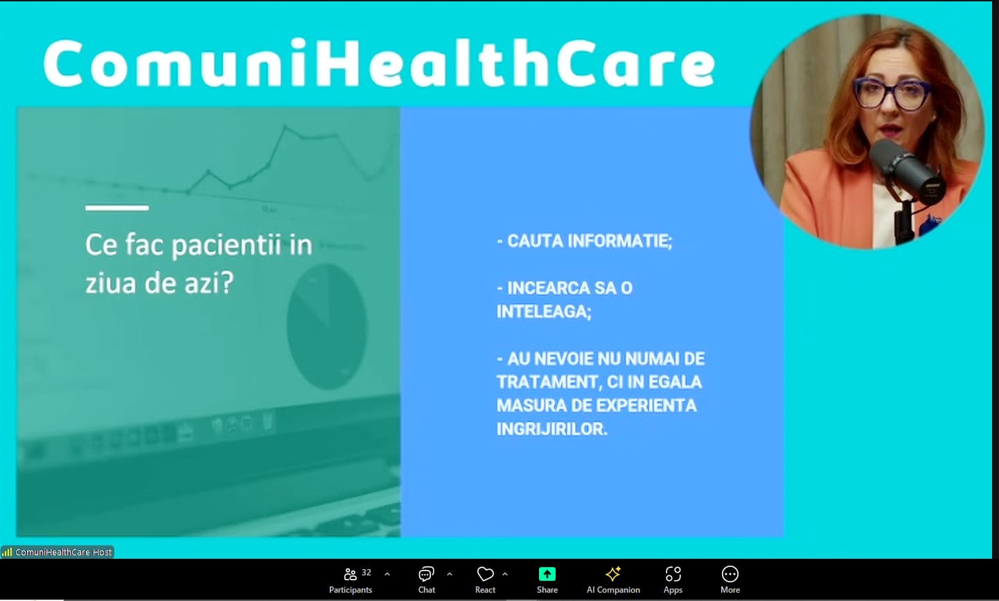 Webinar ComuniHealthCare 21 noiembrie 2024